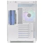 Gabinete Thermaltake View 380 TG ARGB Snow, ATX, Sin Fuente, Vidrio Templado Frontal y Lateral, 4 Fan 12 cm ARGB, Blanco