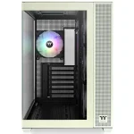 Gabinete Thermaltake View 380 TG ARGB Snow, ATX, Sin Fuente, Vidrio Templado Frontal y Lateral, 4 Fan 12 cm ARGB, Verde/Negro