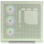 Gabinete Thermaltake View 380 TG ARGB Snow, ATX, Sin Fuente, Vidrio Templado Frontal y Lateral, 4 Fan 12 cm ARGB, Verde/Negro