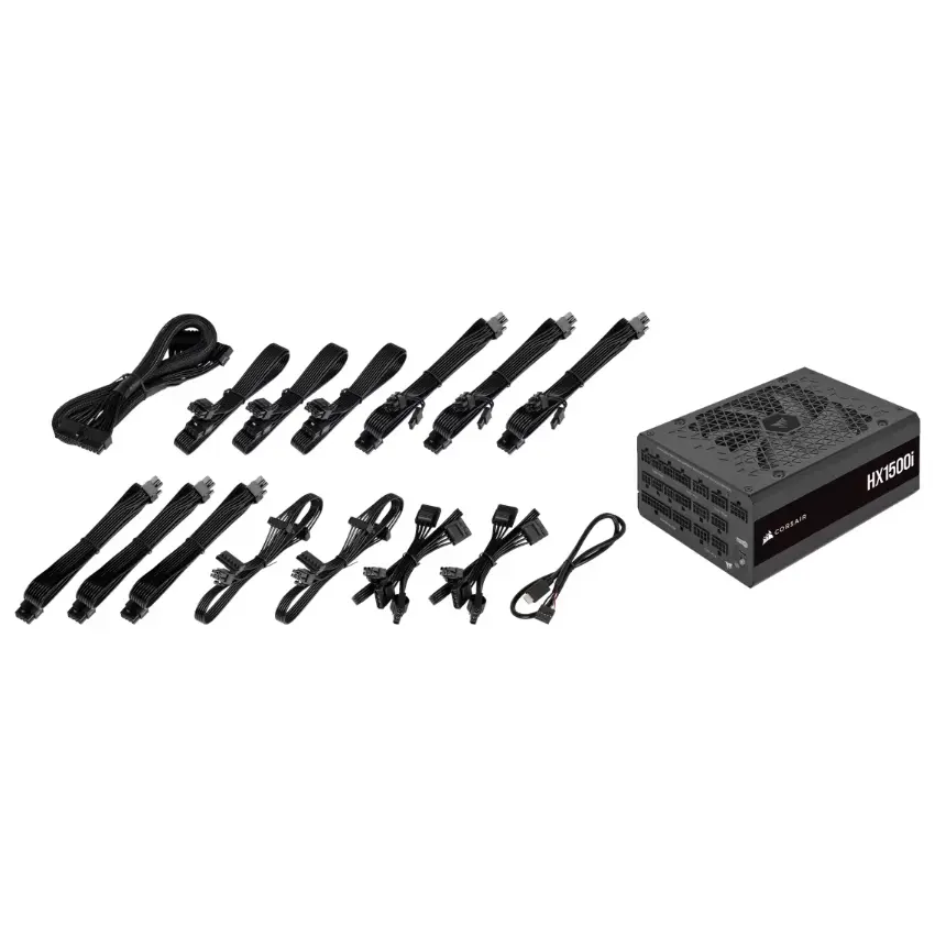 Fuente de alimentación modular Corsair HX1500i, 1500W, 80 PLUS Platinum Fuente de alimentación modular Corsair HX1500i, 1500W, 80 PLUS Platinum