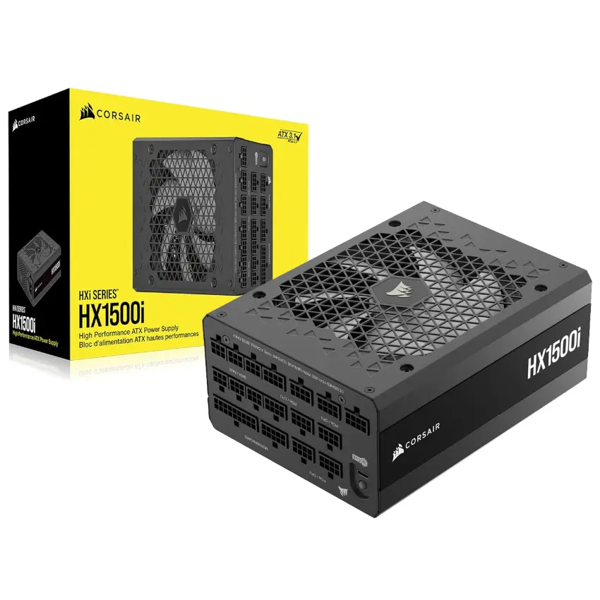 Fuente de alimentación modular Corsair HX1500i, 1500W, 80 PLUS Platinum Fuente de alimentación modular Corsair HX1500i, 1500W, 80 PLUS Platinum