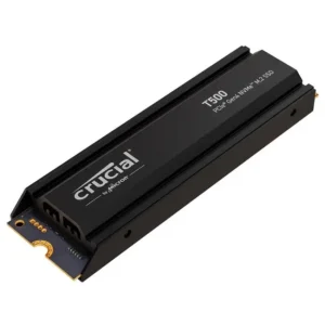 Disco SSD Crucial T500 NVMe, TLC, 3D NAND, PCIe Gen 4 x4, M.2 2280, Disipador
