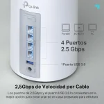 Sistema Wi-Fi Mesh TP-Link Deco BE65, 2.5G, BE9300, Triple Banda, Pack de 2