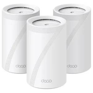 Sistema Wi-Fi Mesh TP-Link Deco BE65, 2.5G, BE9300, Triple Banda, Pack de 3
