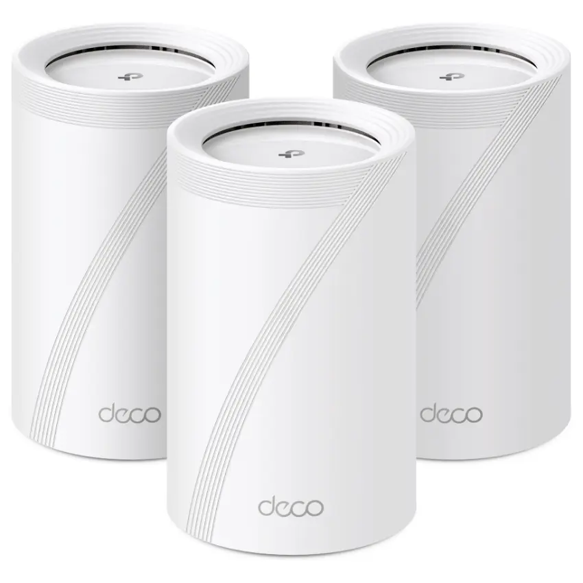 Sistema Wi-Fi Mesh TP-Link Deco BE65, 2.5G, BE9300, Triple Banda, Pack de 3