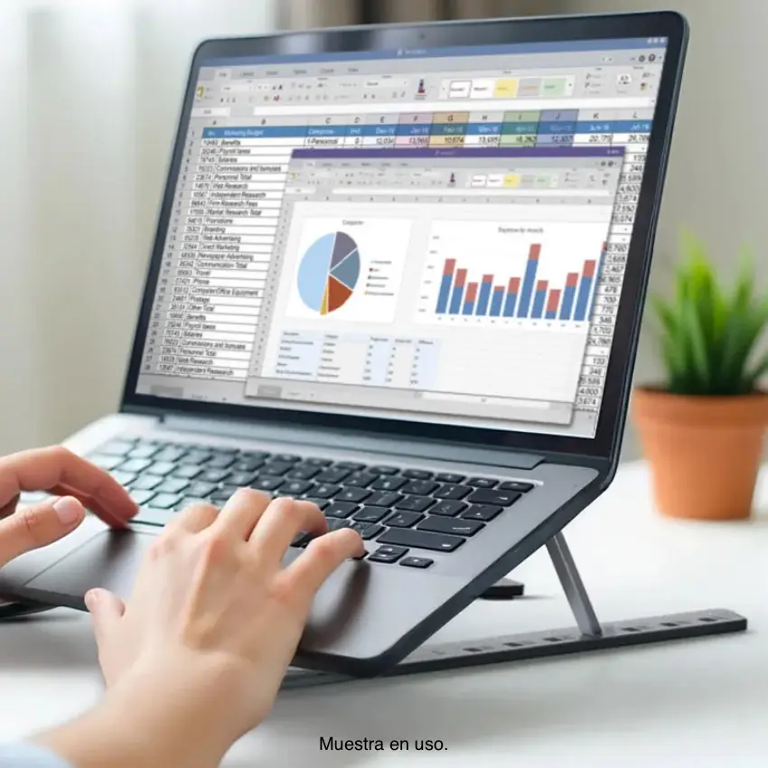 Soporte Portátil Genius G-Stand M250, Admite Notebooks/Tablets/Smartphones