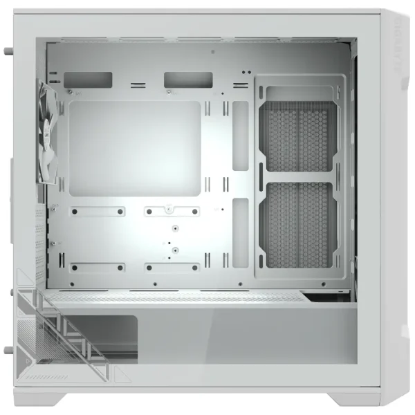 Gabinete Gigabyte C102 GLASS ICE, Micro-ATX, Sin Fuente, Vidrio Templado, 2 Fan 12 cm, Blanco
