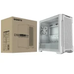 Gabinete Gigabyte C102 GLASS ICE, Micro-ATX, Sin Fuente, Vidrio Templado, 2 Fan 12 cm, Blanco