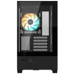 Gabinete Gigabyte C201 PANORAMIC, Micro-ATX, Sin Fuente, Vidrio Templado Frontal y Lateral, 3 Fan 12 cm ARGB, Negro