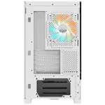 Gabinete Gigabyte C201 PANORAMIC ICE, Micro-ATX, Sin Fuente, Vidrio Templado Frontal y Lateral, 3 Fan 12 cm ARGB, Blanco