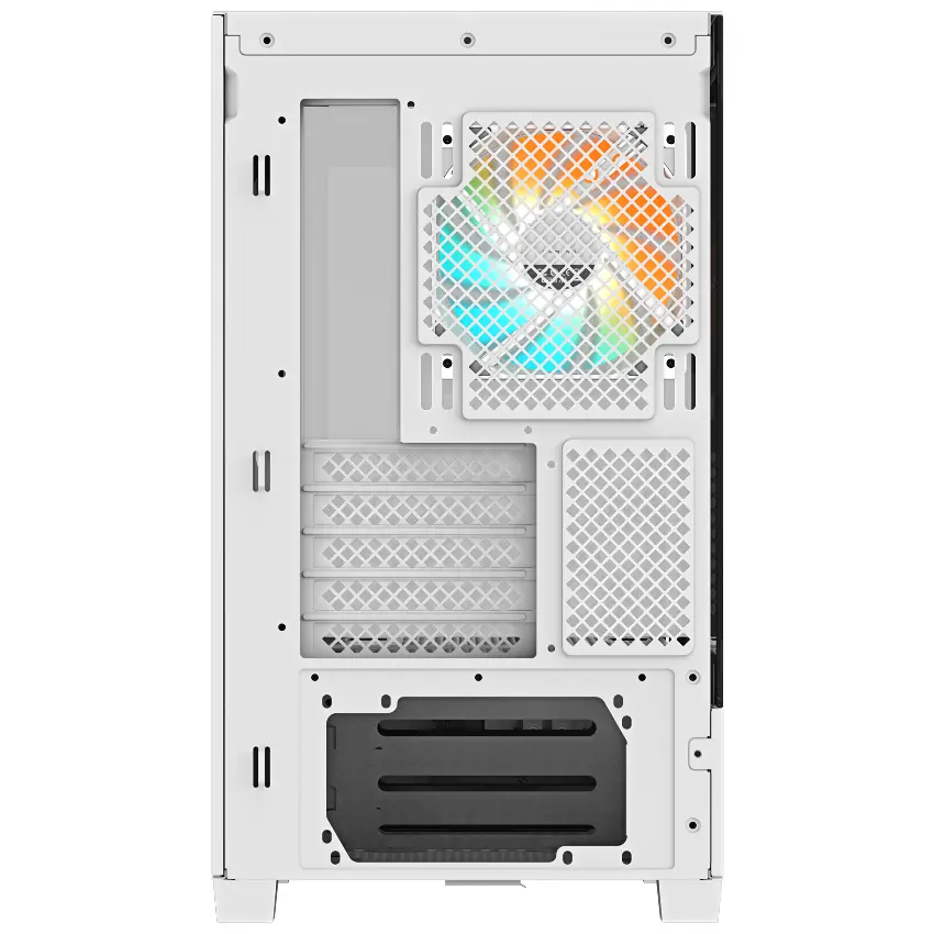 Gabinete Gigabyte C201 PANORAMIC ICE, Micro-ATX, Sin Fuente, Vidrio Templado Frontal y Lateral, 3 Fan 12 cm ARGB, Blanco Gabinete Gigabyte C201 PANORAMIC ICE, Micro-ATX, Sin Fuente, Vidrio Templado Frontal y Lateral, 3 Fan 12 cm ARGB, Blanco