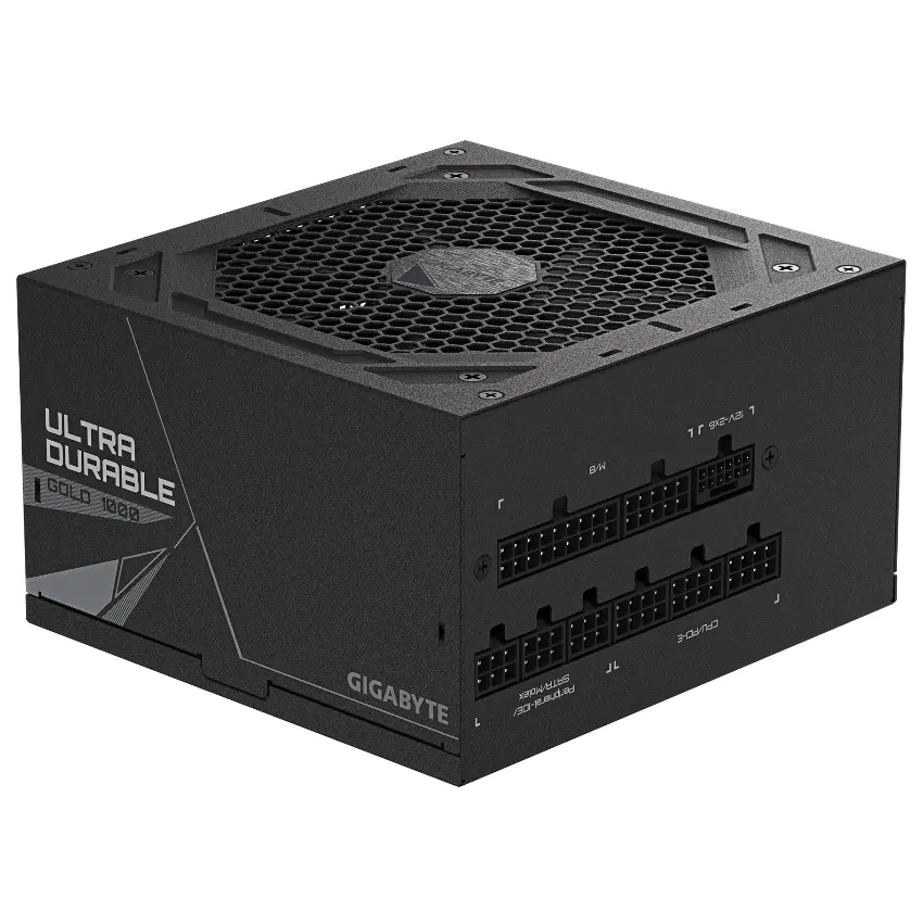 Fuente de alimentación modular Gigabyte UD1000GM PG5 V2 1000W 80 PLUS Gold, Preparada para PCIe 5.1 Fuente de alimentación modular Gigabyte UD1000GM PG5 V2 1000W 80 PLUS Gold, Preparada para PCIe 5.1