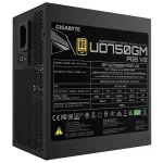 Fuente de alimentación modular Gigabyte UD750GM PG5 V2 750W 80 PLUS Gold, Preparada para PCIe 5.1