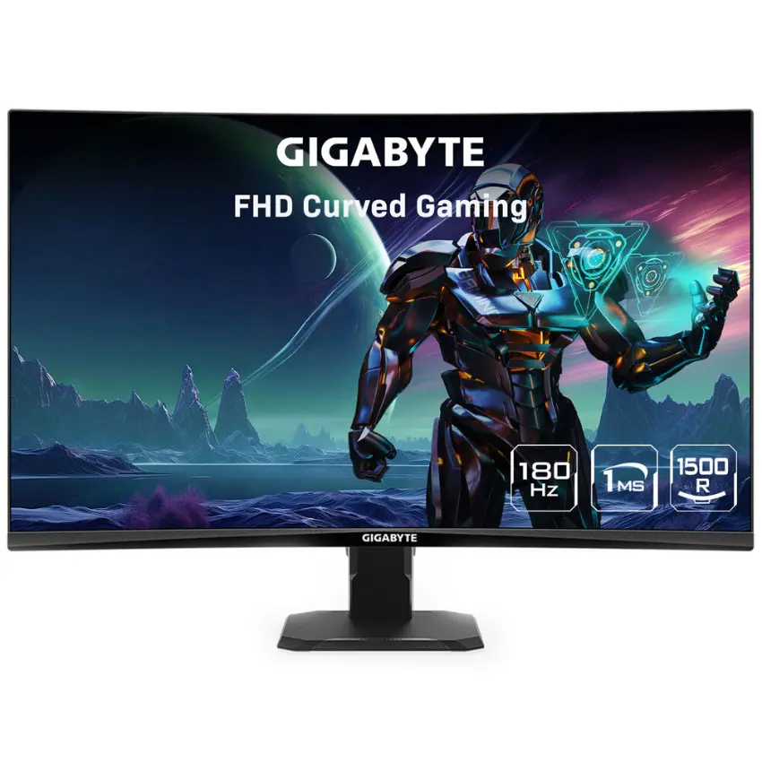 Monitor Gamer Gigabyte GS27FC, 27", 180Hz, Curvo, VA 1500R, 1920x1080, 1ms, DisplayPort, HDMI Monitor Gamer Gigabyte GS27FC, 27", 180Hz, Curvo, VA 1500R, 1920x1080, 1ms, DisplayPort, HDMI