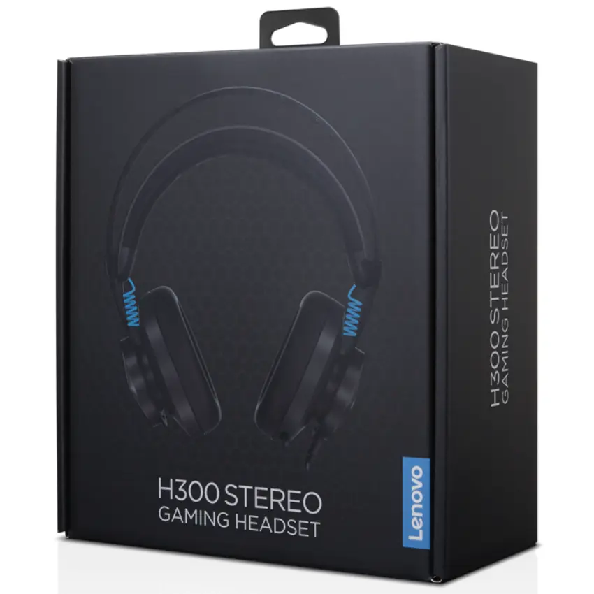 Auriculares Lenovo Legion H300, Gamer, Mini Plug 3.5mm, Negro