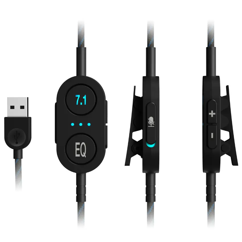 Auriculares Lenovo Legion H500 Pro 7.1, Gamer, Sonido Envolvente, Mini Plug 3.5mm, USB, Negro Auriculares Lenovo Legion H500 Pro 7.1, Gamer, Sonido Envolvente, Mini Plug 3.5mm, USB, Negro