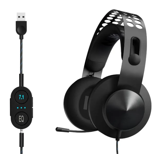 Auriculares Lenovo Legion H500 Pro 7.1, Gamer, Sonido Envolvente, Mini Plug 3.5mm, USB, Negro