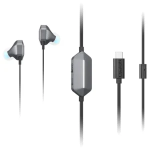 Auriculares Lenovo Legion E510 7.1 RGB, Gamer, USB-C, Gris