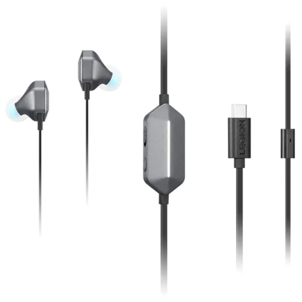 Auriculares Lenovo Legion E510 7.1 RGB, Gamer, USB-C, Gris