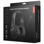 Auriculares Lenovo H110, Gamer, Mini Plug 3.5mm, Negro