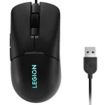 Mouse Lenovo Legion M300s, Gamer, USB, Negro