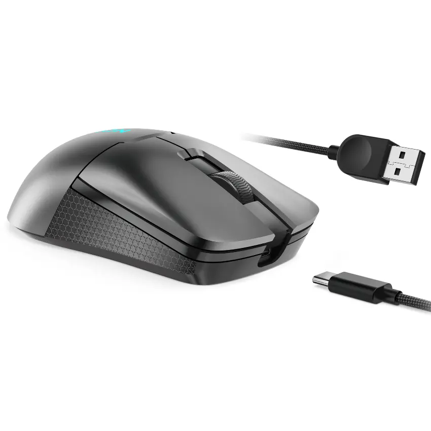 Mouse Inalámbrico Lenovo Legion M600s Qi, Gamer, USB y Bluetooth, Gris Mouse Inalámbrico Lenovo Legion M600s Qi, Gamer, USB y Bluetooth, Gris