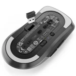 Mouse Inalámbrico Lenovo Legion M600s Qi, Gamer, USB y Bluetooth, Gris