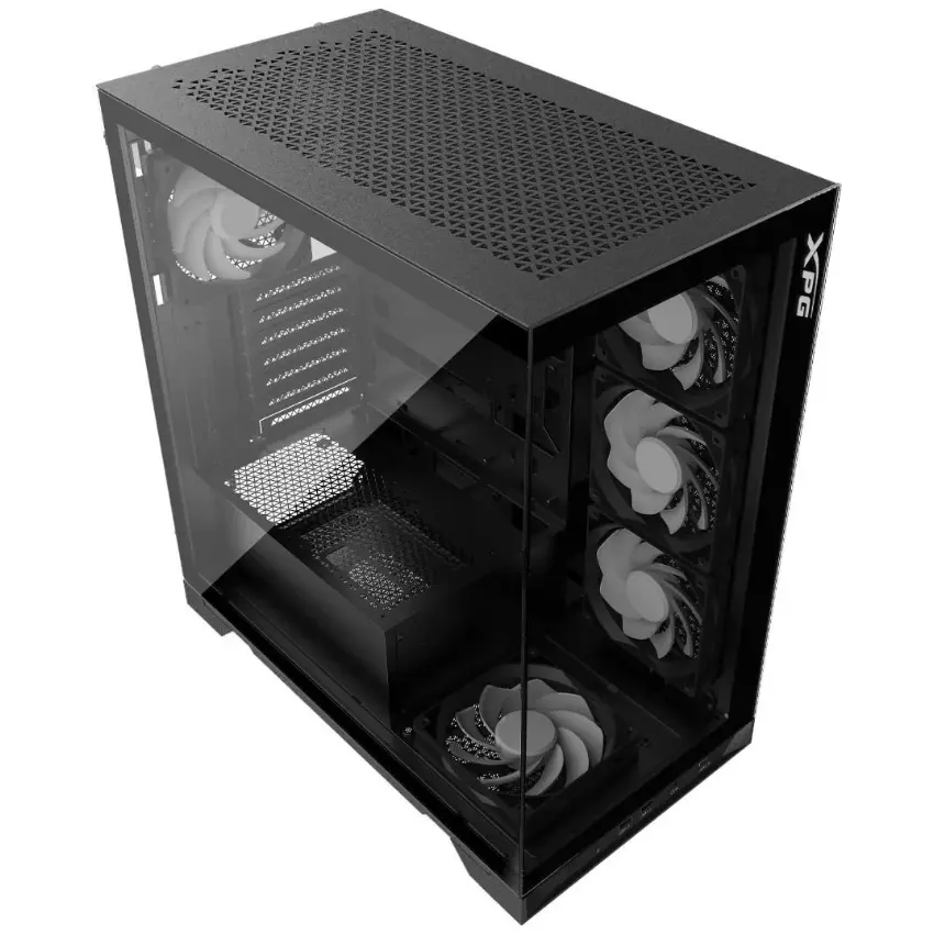 Gabinete ADATA XPG INVADER X BTF, ATX, Sin Fuente, 2 Vidrios Templados, 5 Fan 12 cm ARGB, Negro