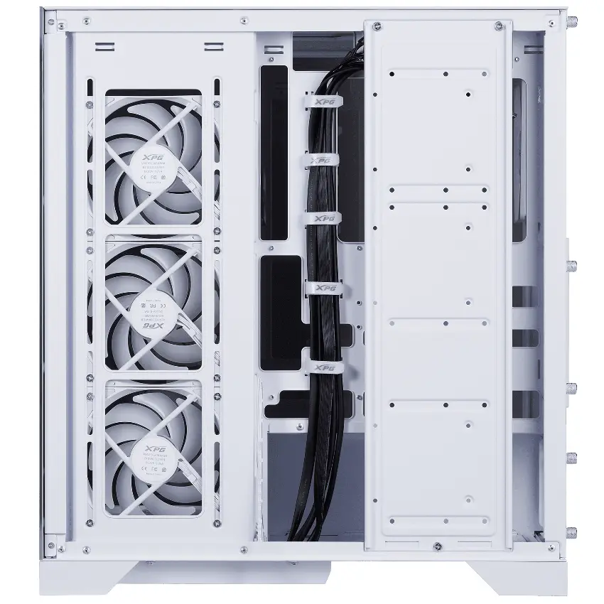 Gabinete ADATA XPG INVADER X BTF, ATX, Sin Fuente, 2 Vidrios Templados, 5 Fan 12 cm ARGB, Blanco