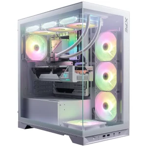 Gabinete ADATA XPG INVADER X BTF, ATX, Sin Fuente, 2 Vidrios Templados, 5 Fan 12 cm ARGB, Blanco