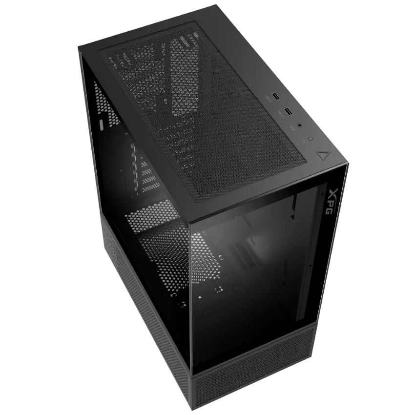 Gabinete ADATA XPG INVADER X MINI, ATX, Sin Fuente, 2 Vidrios Templados, 5 Fan 12 cm ARGB, Negro