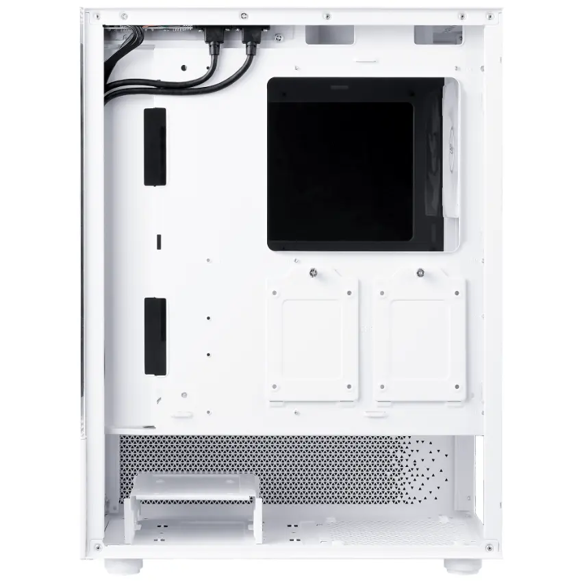 Gabinete ADATA XPG INVADER X MINI, ATX, Sin Fuente, 2 Vidrios Templados, 5 Fan 12 cm ARGB, Blanco