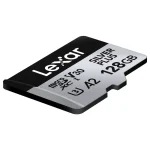 Tarjeta de Memoria microSDXC Lexar SILVER PLUS 128GB, UHS-I, U3, V30, A2, Clase 10