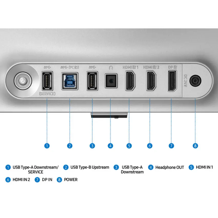 Monitor Gamer Samsung Odyssey OLED G8 G81SF, 27", 240Hz, 3840x2160, 0.03ms, DisplayPort, HDMI, USB, FreeSync Premium Pro Monitor Gamer Samsung Odyssey OLED G8 G81SF, 27", 240Hz, 3840x2160, 0.03ms, DisplayPort, HDMI, USB, FreeSync Premium Pro