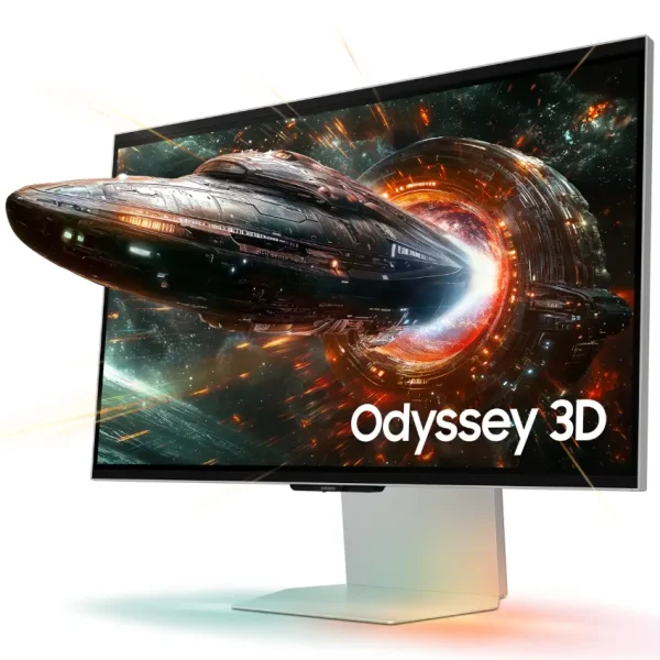 Monitor Gamer Samsung Odyssey 3D G90XF, 27", 165Hz, 3840x2160, 1ms, DisplayPort, HDMI, USB, FreeSync Premium
