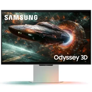 Monitor Gamer Samsung Odyssey 3D G90XF, 27", 165Hz, 3840x2160, 1ms, DisplayPort, HDMI, USB, FreeSync Premium