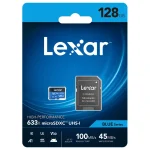 Tarjeta de Memoria microSDXC Lexar High-Performance 633x 128GB, UHS-I, U1, V30, A1, Clase 10