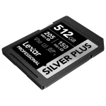 Tarjeta de Memoria SDXC Lexar SILVER PLUS 512GB, UHS-I, U3, V30, Clase 10