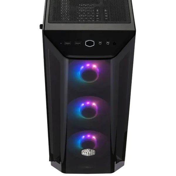 Gabinete Cooler Master MasterBox 520, E-ATX, SSI CEB, Sin Fuente, Vidrio Templado, 1 Fan 12 cm / 3 Fan 12 cm ARGB, Negro