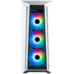 Gabinete Cooler Master MasterBox 520, E-ATX, SSI CEB, Sin Fuente, Vidrio Templado, 1 Fan 12 cm / 3 Fan 12 cm ARGB, Blanco