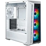 Gabinete Cooler Master MasterBox 520, E-ATX, SSI CEB, Sin Fuente, Vidrio Templado, 1 Fan 12 cm / 3 Fan 12 cm ARGB, Blanco