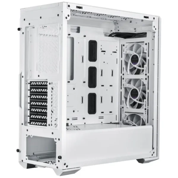 Gabinete Cooler Master MasterBox 520, E-ATX, SSI CEB, Sin Fuente, Vidrio Templado, 1 Fan 12 cm / 3 Fan 12 cm ARGB, Blanco