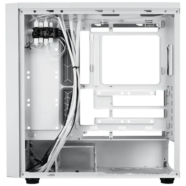 Gabinete Cooler Master MasterBox 600, E-ATX, Sin Fuente, Vidrio Templado, 1 Fan 12 cm ARGB / 3 Fan 14 cm ARGB, Blanco