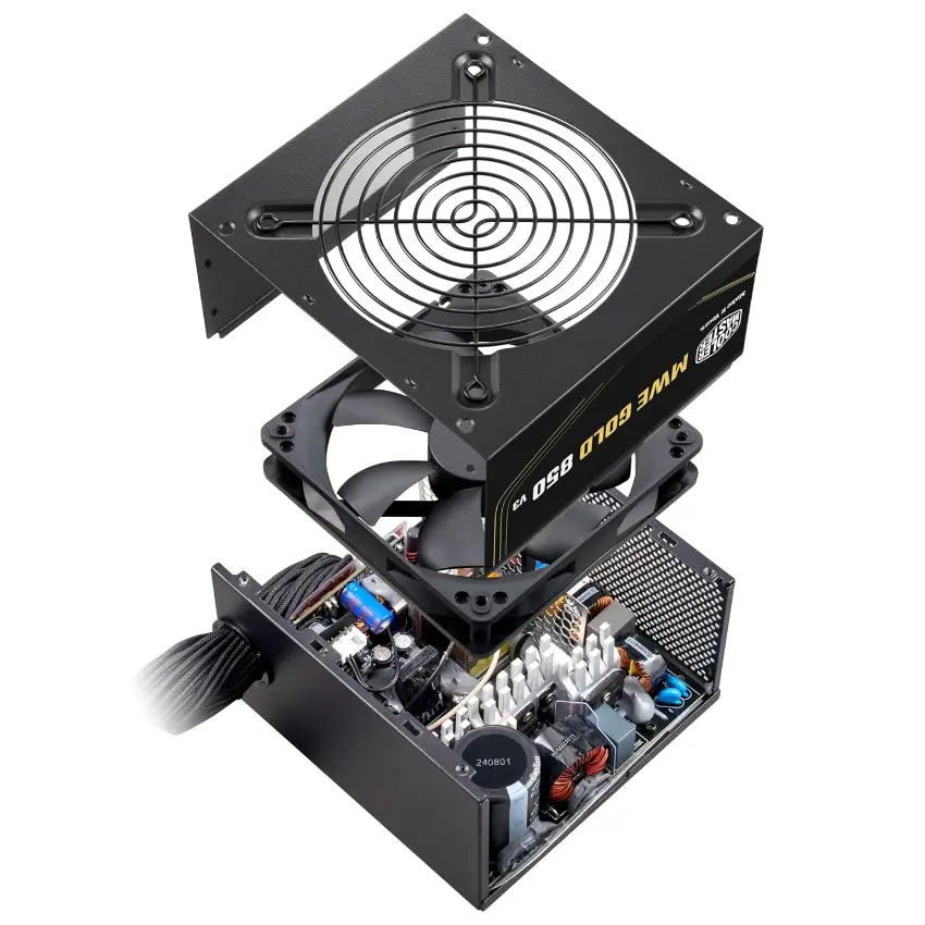 Fuente de alimentación Cooler Master MWE Gold 850 V3, 850W 80 PLUS Gold Fuente de alimentación Cooler Master MWE Gold 850 V3, 850W 80 PLUS Gold