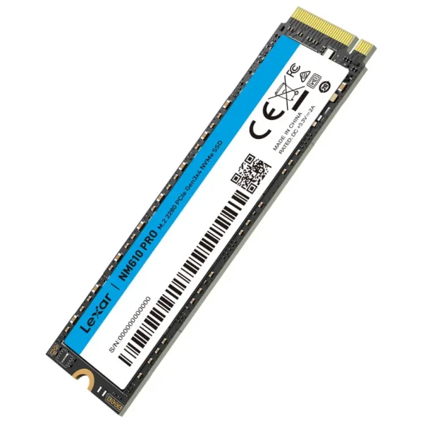 Disco SSD Lexar NM610 PRO, 3D NAND, NVMe, PCIe Gen3x4, M.2 2280