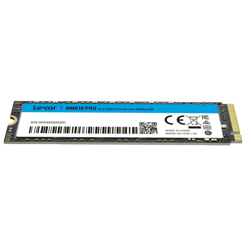 Disco SSD Lexar NM610 PRO, 3D NAND, NVMe, PCIe Gen3x4, M.2 2280 Disco SSD Lexar NM610 PRO, 3D NAND, NVMe, PCIe Gen3x4, M.2 2280