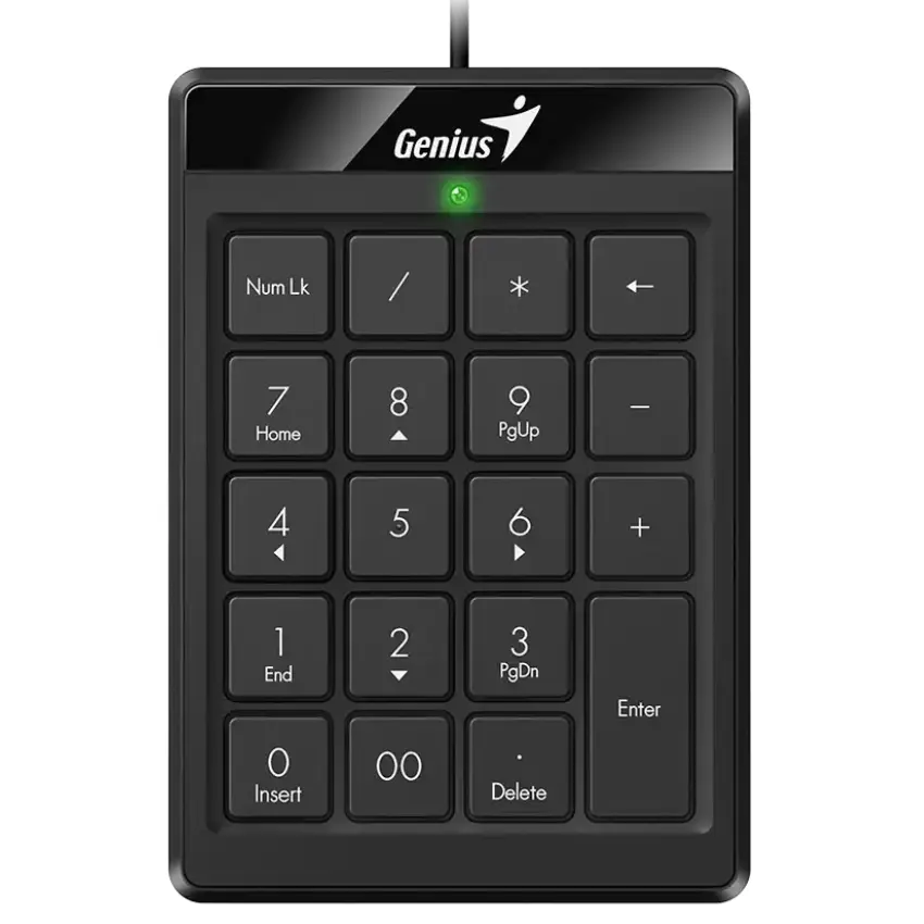 Teclado Numérico Genius NumPad 110, USB, Negro