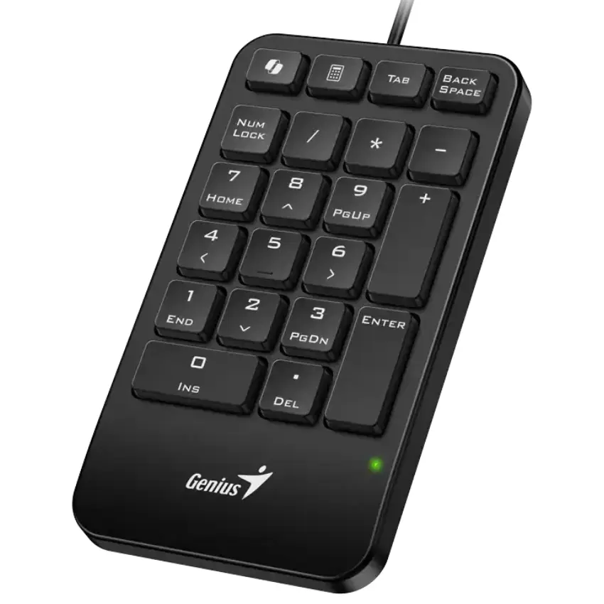 Teclado Numérico Genius NumPad 125, USB, Negro