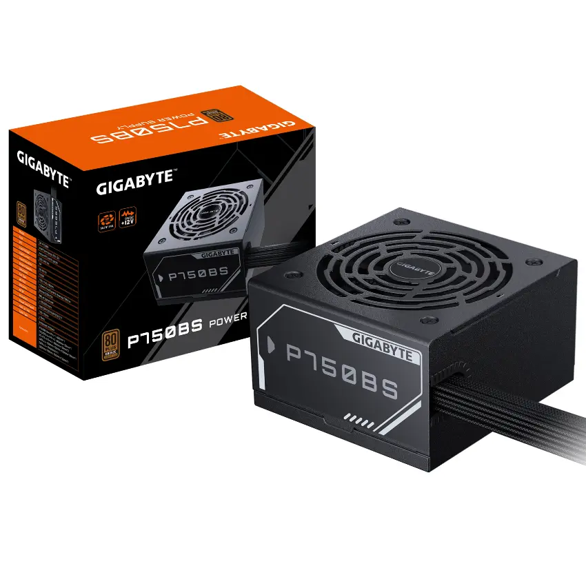 Fuente de alimentación Gigabyte P750BS 750W 80 PLUS Bronze Fuente de alimentación Gigabyte P750BS 750W 80 PLUS Bronze