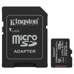 Tarjeta de Memoria microSDXC Kingston Canvas Select Plus 128GB, UHS-I, U1, V10, A1, Clase 10, Adaptador